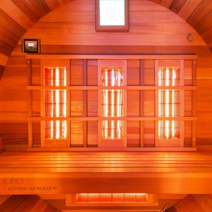 sauna 54 Barrel IR extérieur